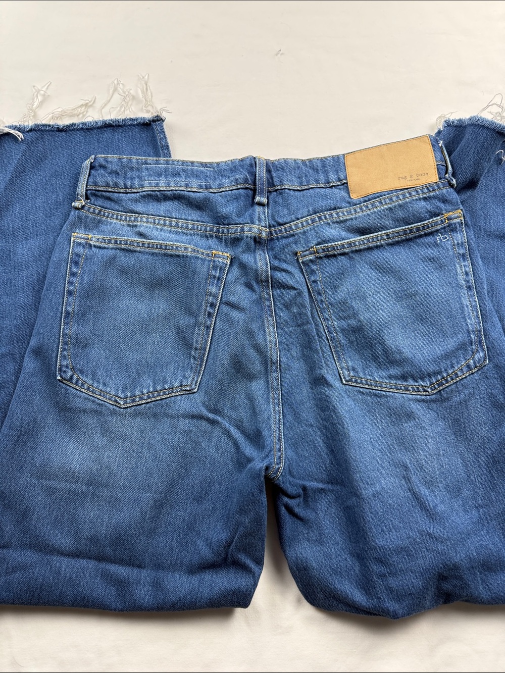 Rag and Bone sz 29 Blue Women’s High-Rise Straight Jeans - Picture 11 of 12